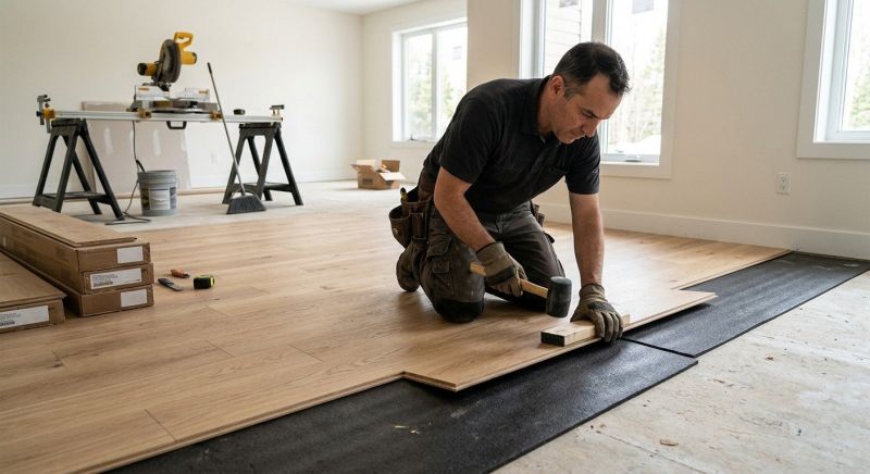 Engineered Wood Installation in Sharon, MA