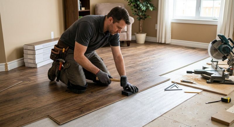 Laminate Floor Installation in Holliston, MA