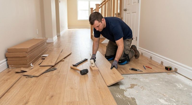 Laminate Floor Installation in Hull, MA