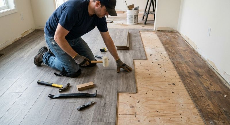 Laminate Floor Installation in Sharon, MA