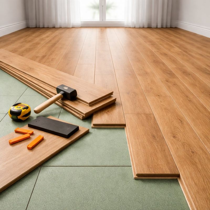 Laminate Floor Remodeling in Sharon, MA