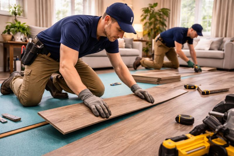 Laminate Floor Replacement in Cohasset, MA