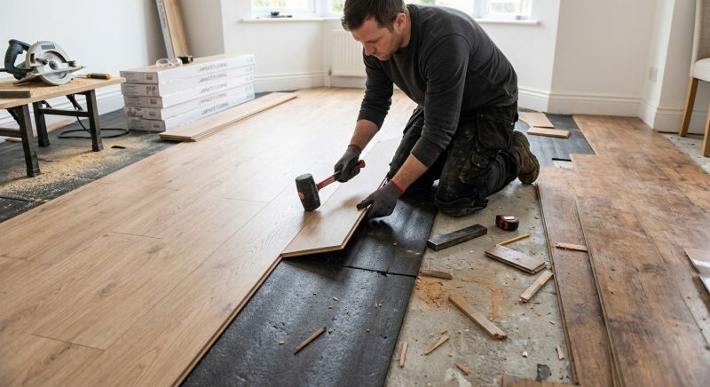 Laminate Floor Replacement in Hyde Park, MA