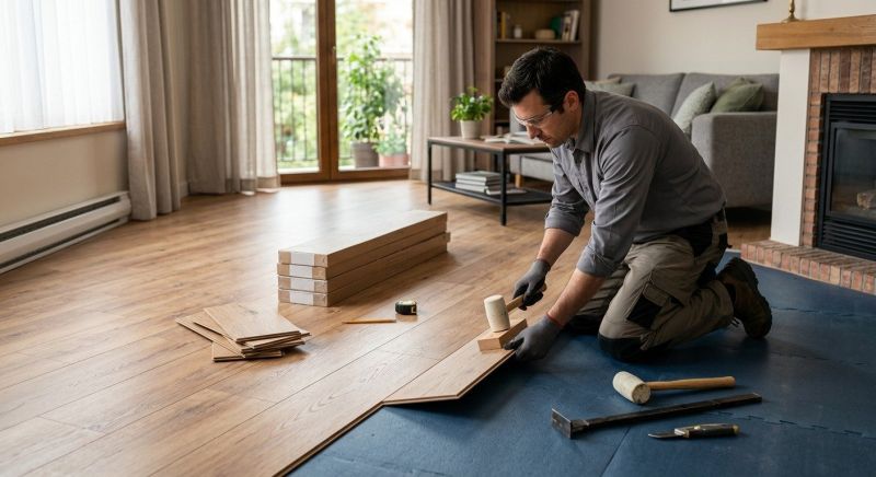 Laminate Floor Replacement in Raynham, MA