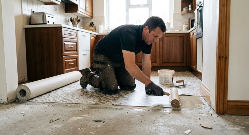 Linoleum Floor Installation in Kingston, MA