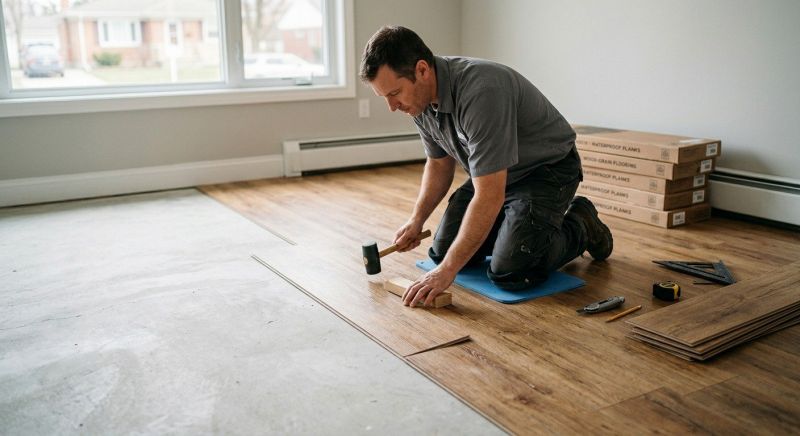 Linoleum Floor Installation in Lakeville, MA
