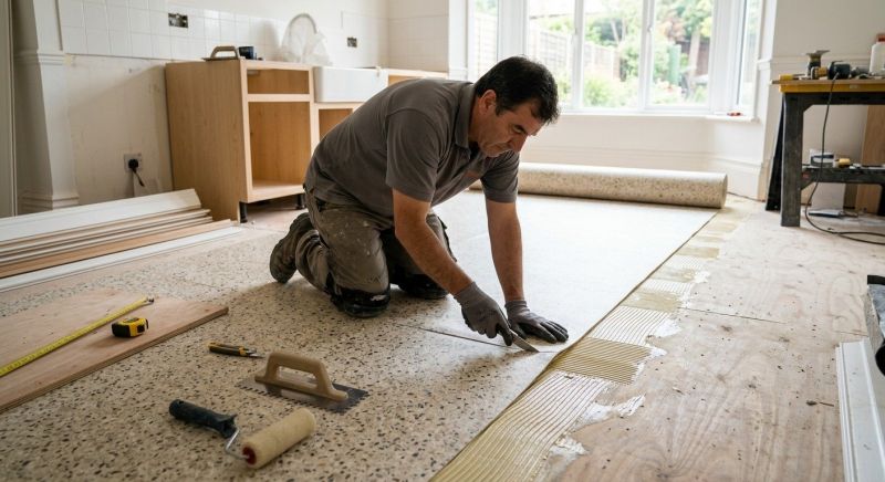 Linoleum Floor Installation in Walpole, MA