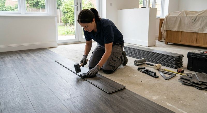 Luxury Vinyl Tile Installation in Bridgewater, MA