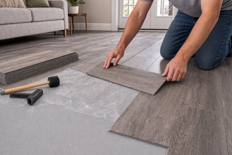 Luxury Vinyl Tile Installation in Sharon, MA