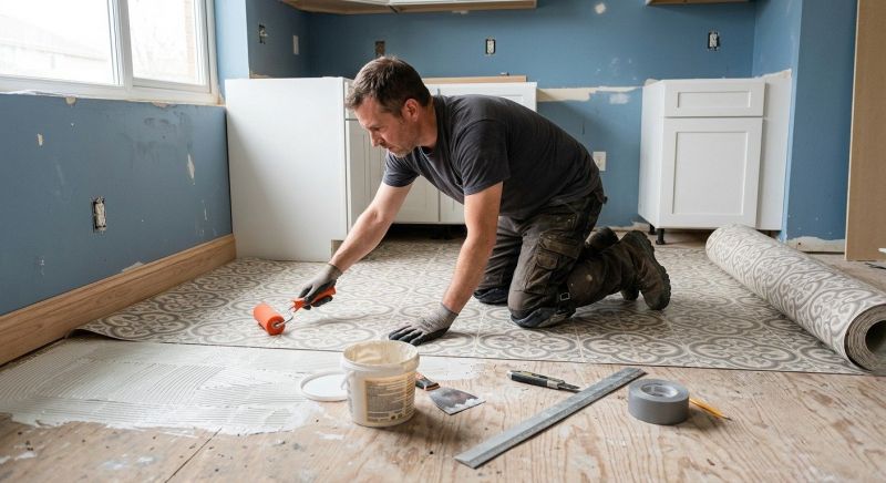 Sheet Flooring Installation in Sharon, MA