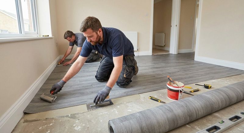 Sheet Flooring Installation in Sudbury, MA