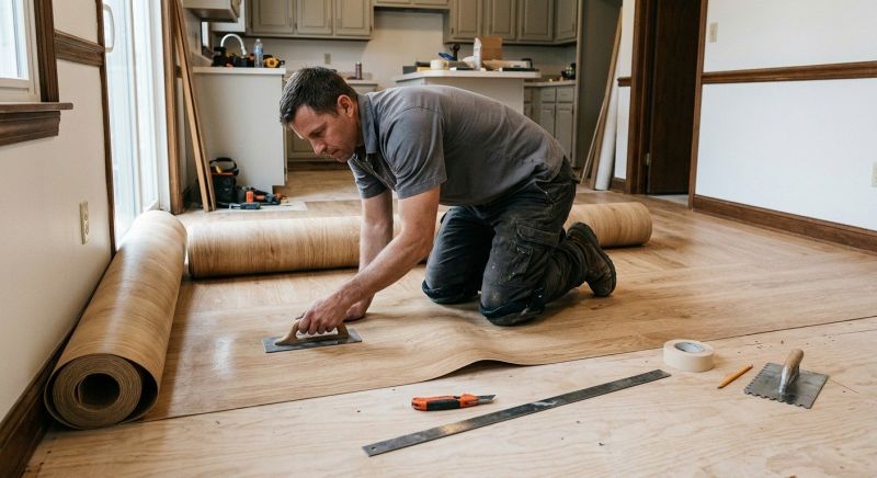 Sheet Flooring Installation in Westborough, MA