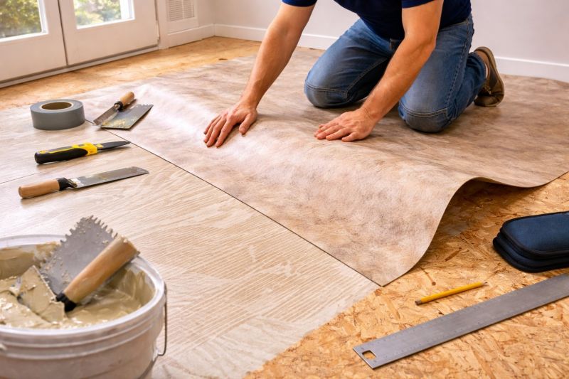 Sheet Vinyl Installation in Woonsocket, RI