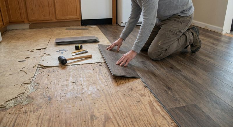 Vinyl Flooring Installation in Foxboro, MA