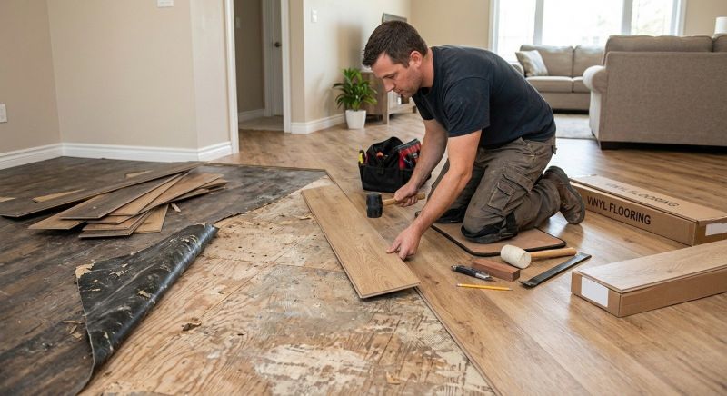 Vinyl Flooring Installation in Lakeville, MA