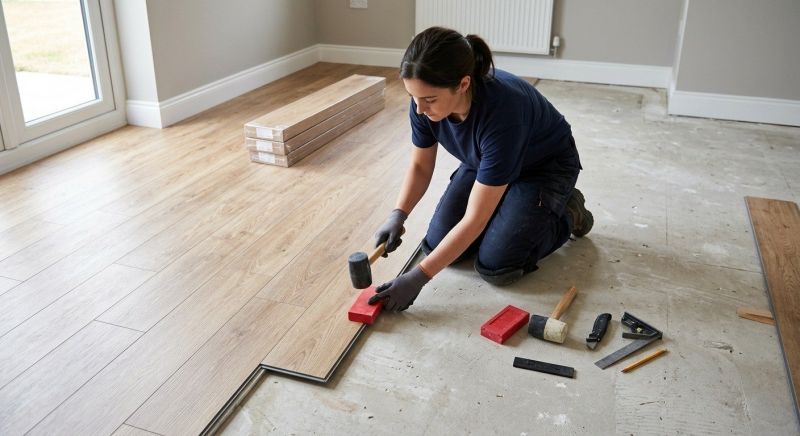 Vinyl Plank Floor Installation in Sharon, MA